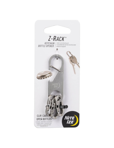 Abrebotellas de Llaveros Nite Ize Z-Rack Acero Inoxidable
