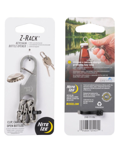 Abrebotellas de Llaveros Nite Ize Z-Rack Acero Inoxidable