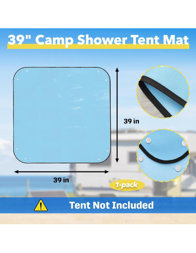 Almohadilla de Piso Plegable Stitokg 100x100 cm Impermeable