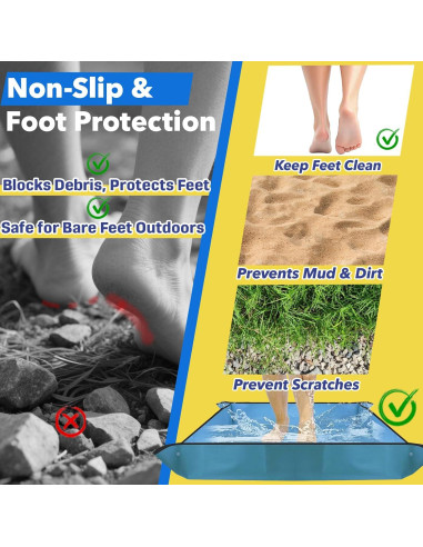 Almohadilla de Piso Plegable Stitokg 100x100 cm Impermeable