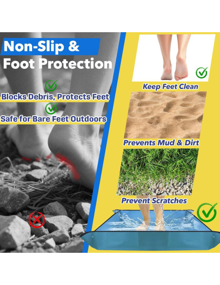 Almohadilla de Piso Plegable Stitokg 100x100 cm Impermeable