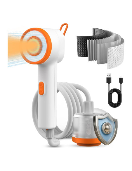 Ducha de Camping Portátil M KARMATER con Filtración y Luz LED