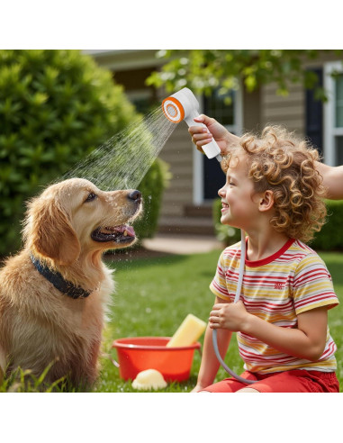 Ducha de Camping Portátil M KARMATER con Filtración y Luz LED