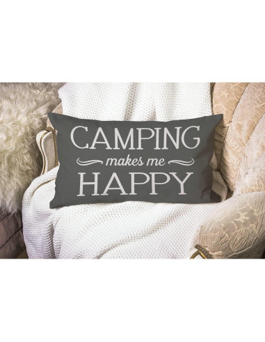 Funda de Almohada Decorativa Smooffly 30x50 cm Algodón Lino