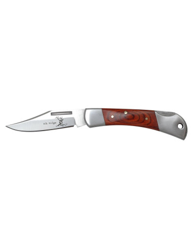Cuchillo Plegable Elk Ridge 5.7 cm Acero Inoxidable y Madera