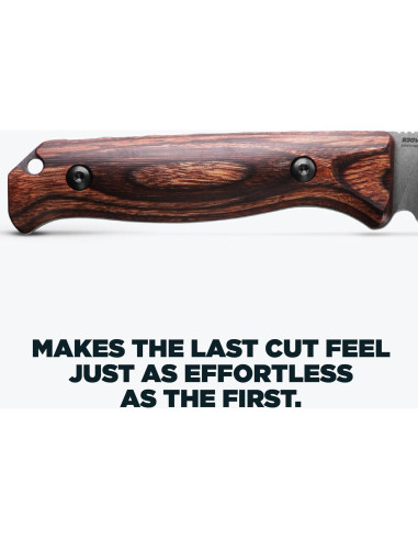 Cuchillo de Caza Benchmade Saddle Mountain 15002 - Mango de Madera