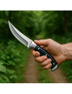 Cuchillo de Caza Fijo Genérico 20.32 cm Hoja Afilada con Funda 2