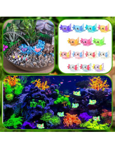 98 Mini Figuras de Axolote Luminiscentes Sonwyoung - Resina 2