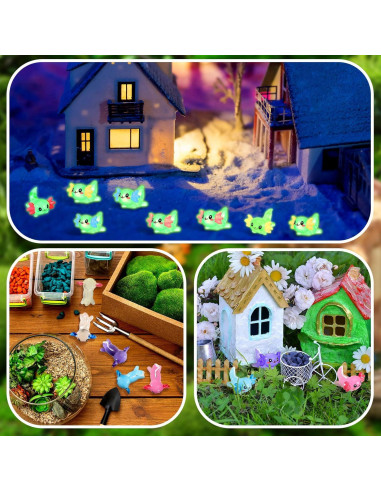 98 Mini Figuras de Axolote Luminiscentes Sonwyoung - Resina