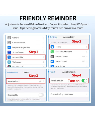 Control Remoto Bluetooth TUZTUALA TP-1 para TikTok y Kindle