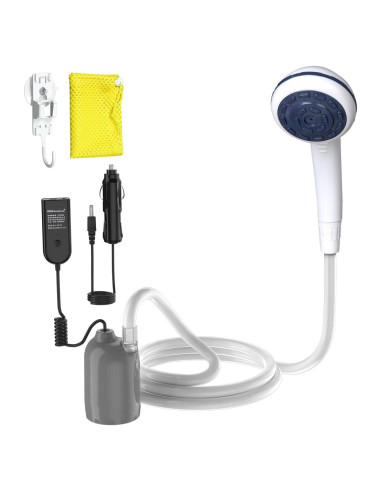 Ducha portátil Iron Hammer 12V alta presión para camping