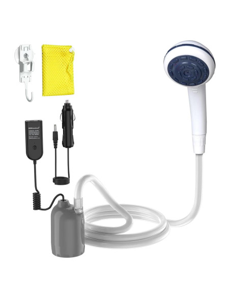 Ducha portátil Iron Hammer 12V alta presión para camping