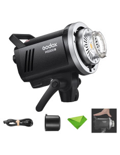 Flash Estroboscópico Godox MS200V 200W con LED 5600K