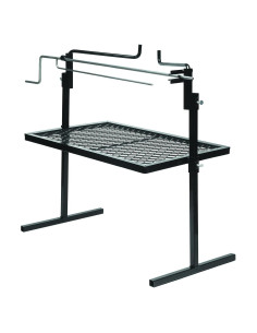 Parrilla de Camping Texsport con Rotisserie Ajustable 61x40.6 cm