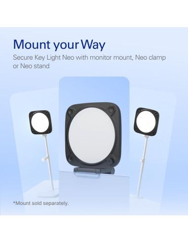 Elgato Key Light Neo Negro - Luz Profesional para Videollamadas