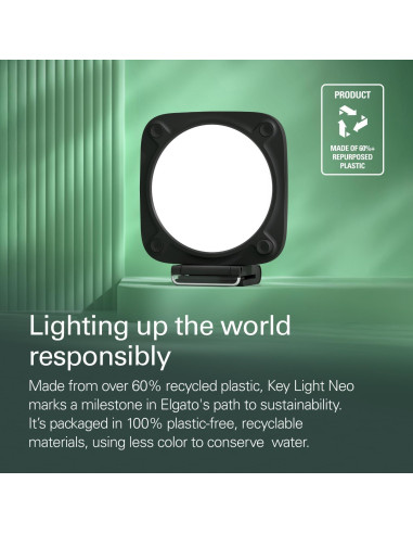 Elgato Key Light Neo Negro - Luz Profesional para Videollamadas