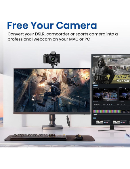 Cam Link 4K - Tarjeta de Captura Externa HDMI a USB 3.0