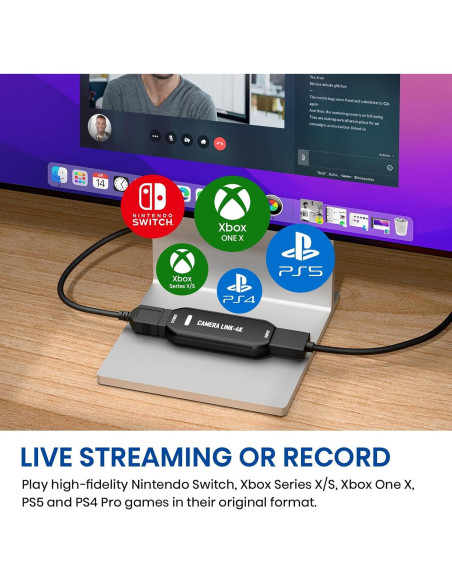 Cam Link 4K - Tarjeta de Captura Externa HDMI a USB 3.0