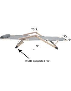 Sillas de Patio Plegables Lucky Tree - Juego de 2, Ajustables 2