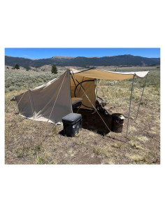 Carpa de Camping Davis Tent 100% Algodón 2 Personas Impermeable