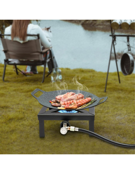 Estufa de Camping DDBESSIC de Gas 8000W con Manguera Reguladora