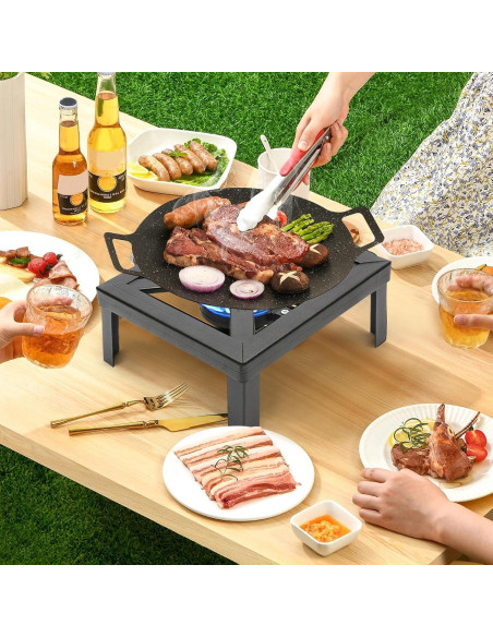 Estufa de Camping DDBESSIC de Gas 8000W con Manguera Reguladora