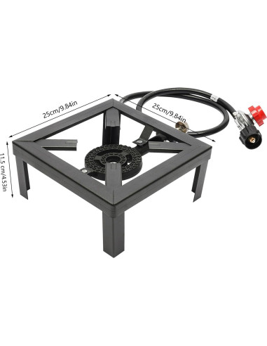 Estufa de Camping DDBESSIC de Gas 8000W con Manguera Reguladora