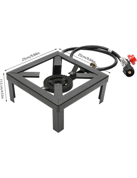 Estufa de Camping DDBESSIC de Gas 8000W con Manguera Reguladora