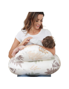 Almohada de Lactancia Lurui con Funda de Algodón Ajustable