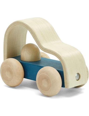 PlanToys Vroom Truck Juguete de Empuje de Madera Ecológico