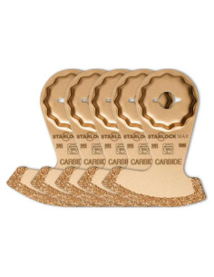 Hoja de sierra segmentada Fein StarlockMax para mármol - Paquete de 5