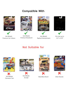 30 Fundas Protectores Premium para Hot Wheels - THINNGEN 2