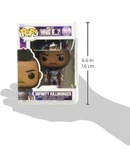 Figura Funko POP Marvel ¿Y si? Killmonger Infinito 11.4cm Figura Funko POP Marvel ¿Y si? Killmonger Infinito 11.4cm