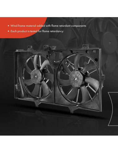 Ventilador de Refrigeración A-Premium para Toyota Camry 2012-2017 y Avalon 2013-2018