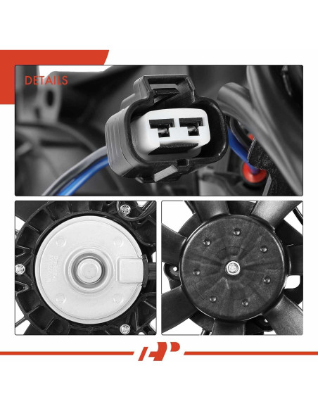 Ventilador de Refrigeración A-Premium para Toyota Camry 2012-2017 y Avalon 2013-2018