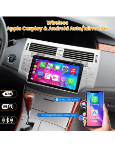 Radio Estéreo para Toyota Avalon 2006-2010 con Carplay y Android Auto 2