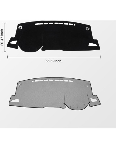 Cubierta del Tablero KUST para Toyota Corolla Cross 2022-2026