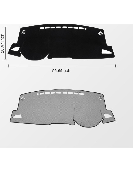 Cubierta del Tablero KUST para Toyota Corolla Cross 2022-2026