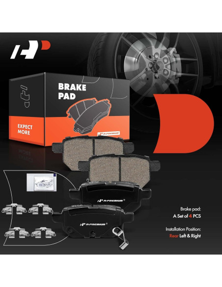 Pastillas de Freno Cerámicas A-Premium Traseras para Toyota y Lexus