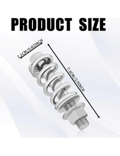 Kit de Tornillos de Colector de Escape QKYS 2PCS M10x1.25 2