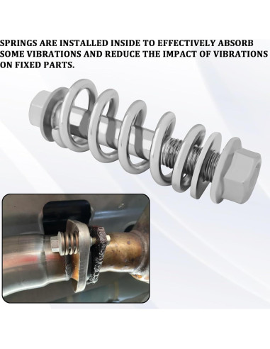 Kit de Tornillos de Colector de Escape QKYS 2PCS M10x1.25