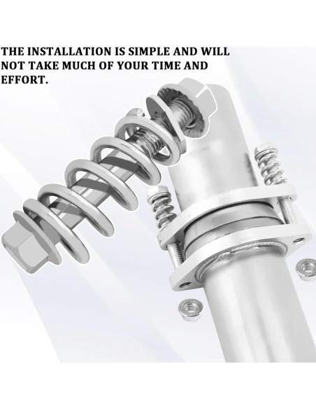 Kit de Tornillos de Colector de Escape QKYS 2PCS M10x1.25