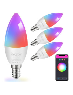 Bombilla Inteligente E12 Avatar Controls Paquete de 4, 5W RGBW