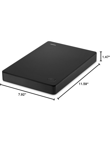 Disco Duro Externo Seagate 1TB USB 3.0 Negro para PC y Mac