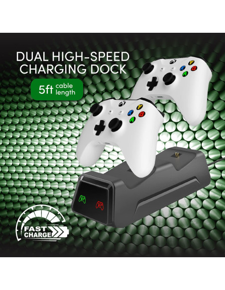 Estación de Carga Inalámbrica Dual TalkWorks para Xbox One/S/X