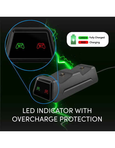 Estación de Carga Inalámbrica Dual TalkWorks para Xbox One/S/X