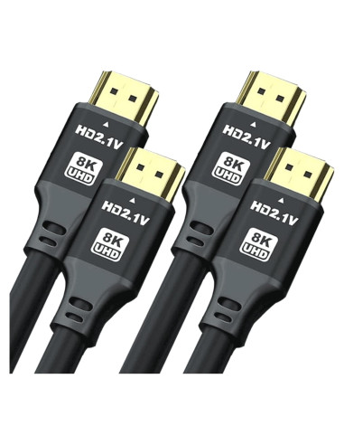 Cable HDMI 8K 1.83m 2-Pack Jojobnj Alta Velocidad 48Gbps