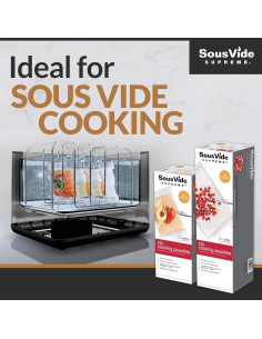 Bolsas Sous Vide con Cierre Zip SousVide Supreme 28x41 cm 3.78L 2
