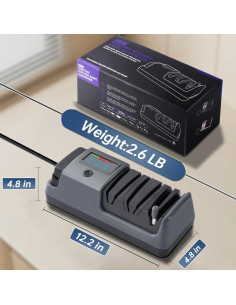 Afilador de cuchillos eléctrico QAMGCYW 5 en 1 con LCD 2