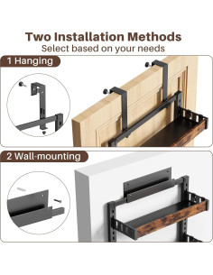 Organizador de despensa CUISIBOT 8 niveles negro ajustable 2